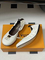 Louis Vuitton LV Nolita Flat Ballerina White  - 2
