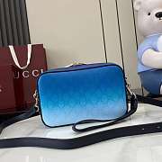 Gucci Chroma Small Crossbody Bag Blue 25x16x4.5cm - 5