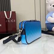 Gucci Chroma Small Crossbody Bag Blue 25x16x4.5cm - 3