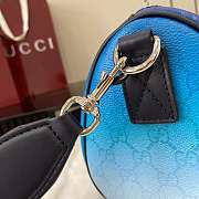 Gucci Chroma Small Cylinder Bag Blue 30x16x16cm - 5