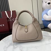 Gucci Softbit Medium Top Handle Bag Taupe 27.5x21x16cm - 4