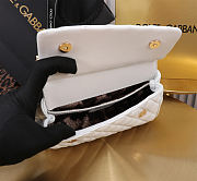 Dolce & Gabbana Sicily Small Leather White 18x11x6cm - 2