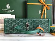 Goyard Goyardine Grand Hotel Trunk Bag Green 24.5x7.5x17cm - 5