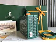 Goyard Goyardine Grand Hotel Trunk Bag Green 24.5x7.5x17cm - 3