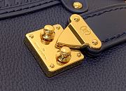 Louis Vuitton LV Side Trunk MM Bag Navy Blue 21x14x6cm - 4