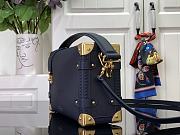 Louis Vuitton LV Side Trunk MM Bag Navy Blue 21x14x6cm - 2