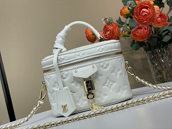 Louis Vuitton LV PM Vanity Bag Cream 19x13x11cm