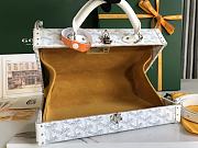 Goyard Goyardine Grand Hotel Trunk Bag White 24.5x7.5x17cm - 5