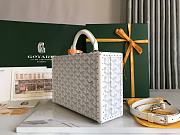 Goyard Goyardine Grand Hotel Trunk Bag White 24.5x7.5x17cm - 4