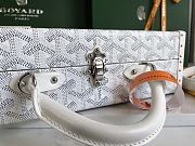 Goyard Goyardine Grand Hotel Trunk Bag White 24.5x7.5x17cm - 2