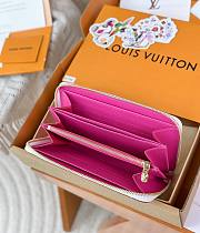 Louis Vuitton LV x TM Zippy Wallet White 19x10cm - 3
