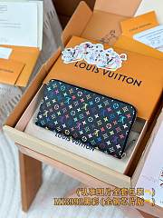 Louis Vuitton LV x TM Zippy Wallet Black 19x10cm - 3