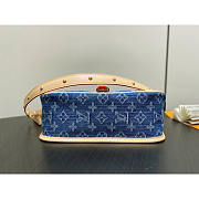 Louis Vuitton LV Diane Denim Blue Bag 25x9x15cm - 4