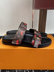 Louis Vuitton LV x TM Cherry Bom Dia Flat Comfort Mule - 5