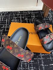 Louis Vuitton LV x TM Cherry Bom Dia Flat Comfort Mule - 4