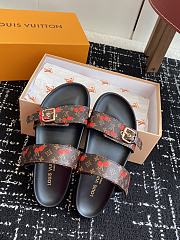 Louis Vuitton LV x TM Cherry Bom Dia Flat Comfort Mule - 3