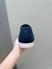 Loro Piana Summer Walk The Gift of Kings Blue Loafer - 4