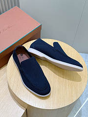 Loro Piana Summer Walk The Gift of Kings Blue Loafer - 2