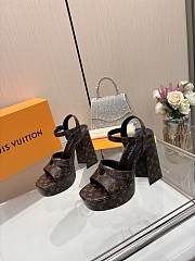 Louis Vuitton LV Shake Platform Sandals Monogram Heel 12cm - 4