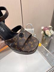 Louis Vuitton LV Shake Platform Sandals Monogram Heel 12cm - 3