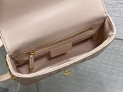 Dior Caro Small Soft Bag Pink Lambskin 20x13x7cm - 6