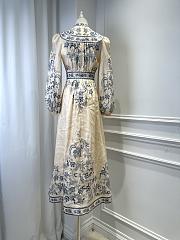 Zimmermann Lucky Plunge Midi Dress - 3