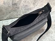 Dior Small Rider Soft Hobo Bag Black 25x22x9cm - 3