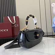 Gucci Bamboo Diva Medium Bag Black 26.6x13x8cm - 5
