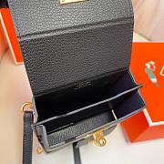 Hermes Kelly Multipocket To Go Black Gold 18x11cm - 3