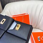 Hermes Kelly Multipocket To Go Black Gold 18x11cm - 2