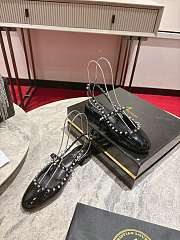 Christian Louboutin Sweet Janispikes Slingbacks Black Patent - 3