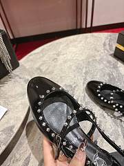 Christian Louboutin Sweet Janispikes Slingbacks Black Patent - 2