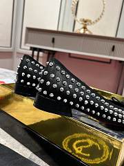 Christian Louboutin Black Sweetie Jane Spike Ballet Flats - 3
