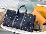 Louis Vuitton LV Keepall Bandoulière 50 Gradient Blue 50x29x23cm - 3