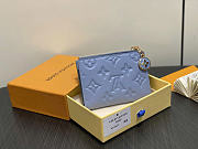 Louis Vuitton LV Lisa Wallet Blue 11.5x9x1.5cm - 2