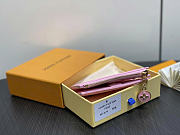 Louis Vuitton LV Lisa Wallet Pink 11.5x9x1.5cm - 5