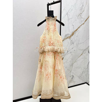 Zimmermann Illuminate Halter Midi Dress