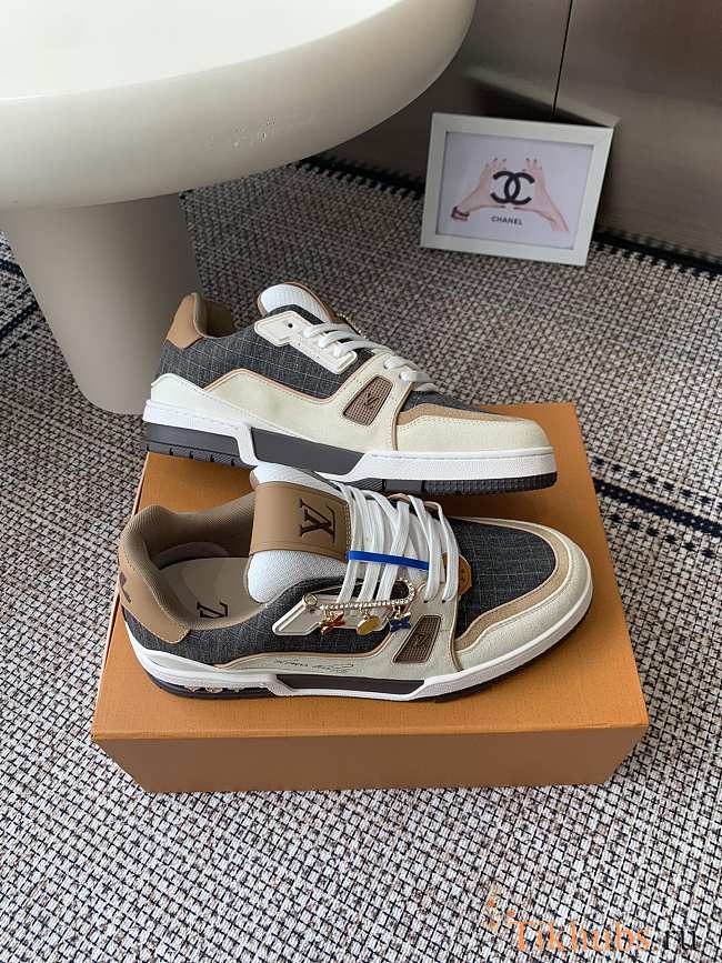 Louis Vuitton LV Trainer Sneaker Brown  - 1