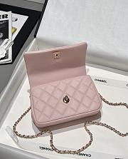 Chanel 25s Coco Crush Handle Pink Caviar 18x11.5x7cm - 5