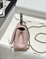 Chanel 25s Coco Crush Handle Pink Caviar 18x11.5x7cm - 2