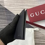 Gucci GG Emblem Bi-fold Embossed Wallet 10cm - 5