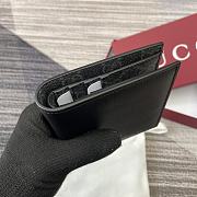 Gucci GG Emblem Bi-fold Embossed Wallet 10cm - 4