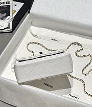 Chanel 25s Coco Crush Handle White Caviar 18x11.5x7cm - 3