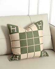 Hermes Avalon Wool Pillow Green - 1