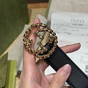 Gucci Black Belt 4cm 02 - 2