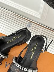 Louis Vuitton LV Slingback Black Flat - 5