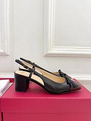 Valentino Valet Slingback Ballerina Black Brown Flat 6cm - 4