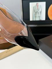 Alaia Flat Slingback Patent Black - 5