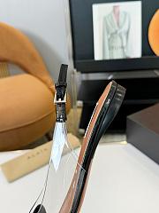 Alaia Flat Slingback Patent Black - 4