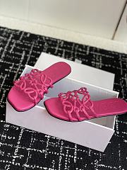 Loewe Petal Anagram Slide Soft Calfskin Pink - 2